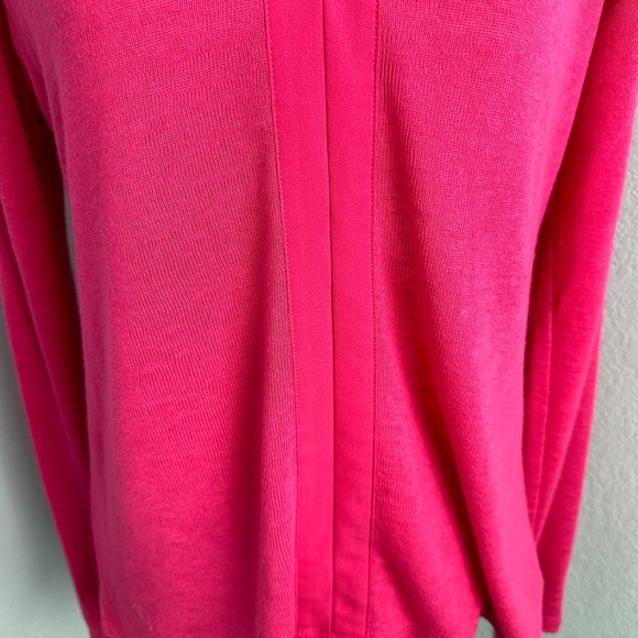 Sanctuary Sweater Size M Dark Pink V-Neck Long Sleeves Lightweight - Picture 5 of 12